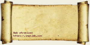 Jakov Kanić vizit kartica